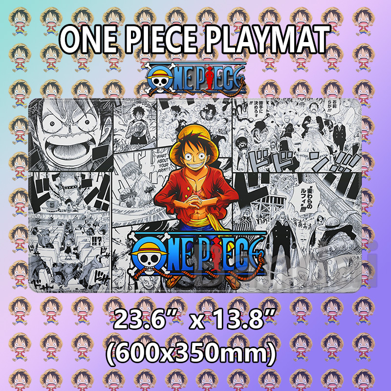 0ne-Piece OPCG Playmat Anime C - Door Mat Blank ulasan dan harga