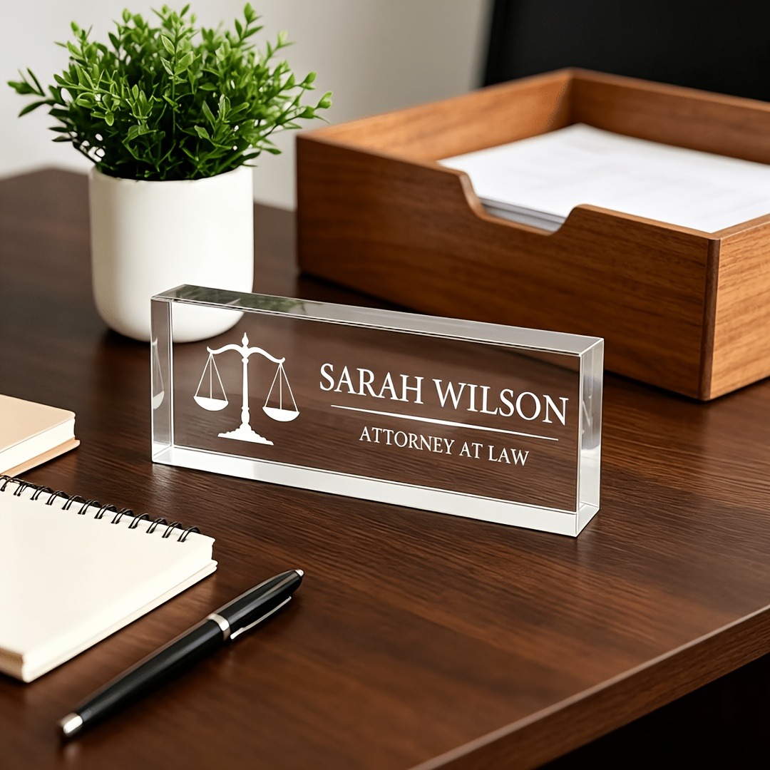 Personalized Lawyer & Judge Ac - Photo Acrylic Block ulasan dan harga