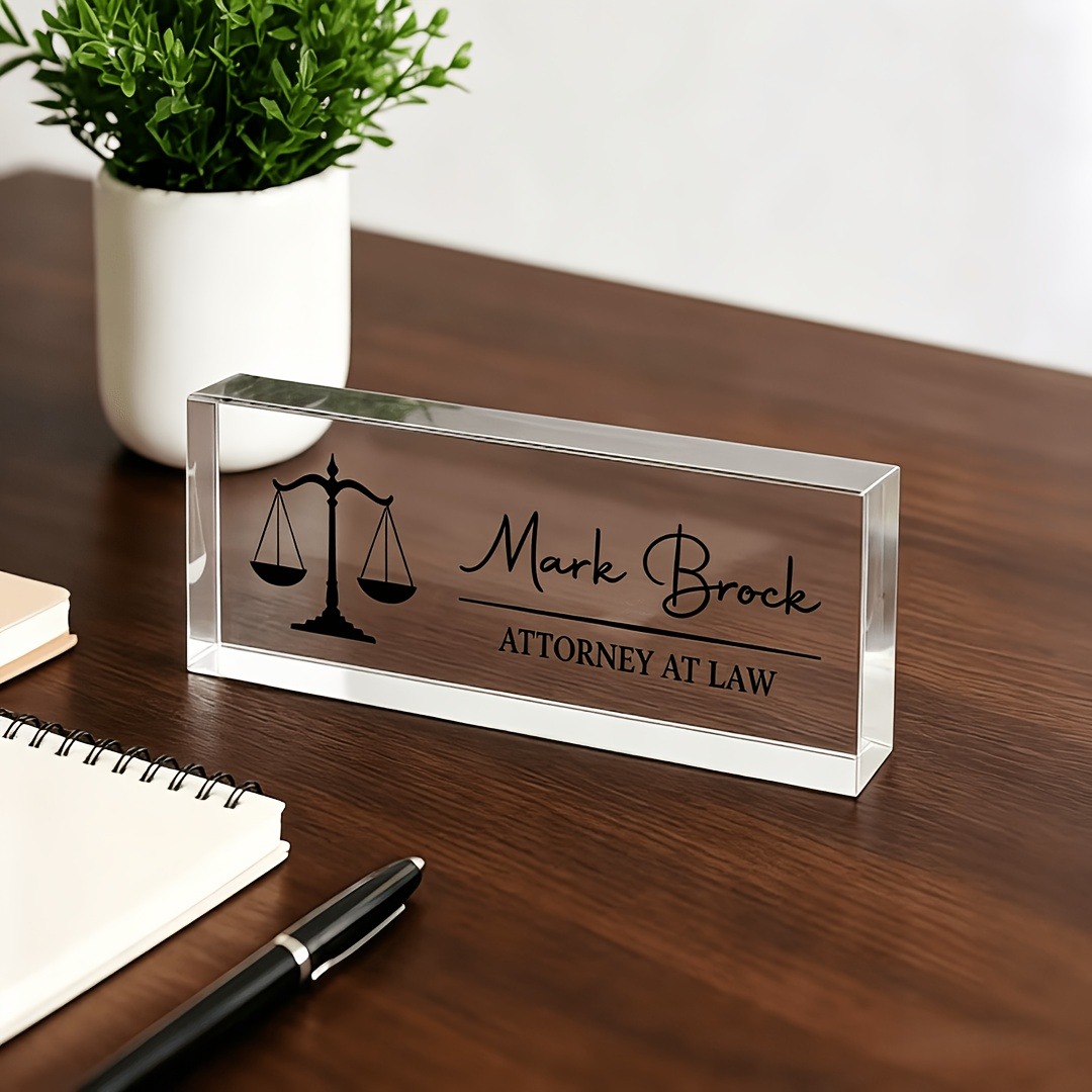 Personalized Lawyer & Judge Ac - Photo Acrylic Block ulasan dan harga
