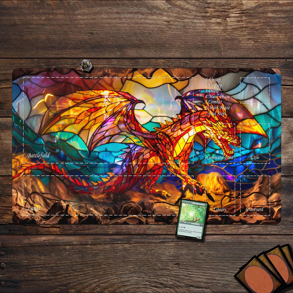 Magic Playmat card gaming mat  - Door Mat Blank ulasan dan harga