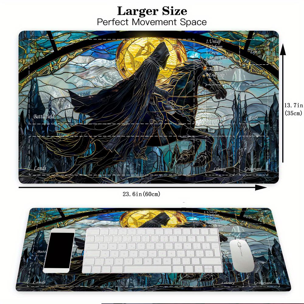 Magic Playmat card gaming mat  - Door Mat Blank ulasan dan harga