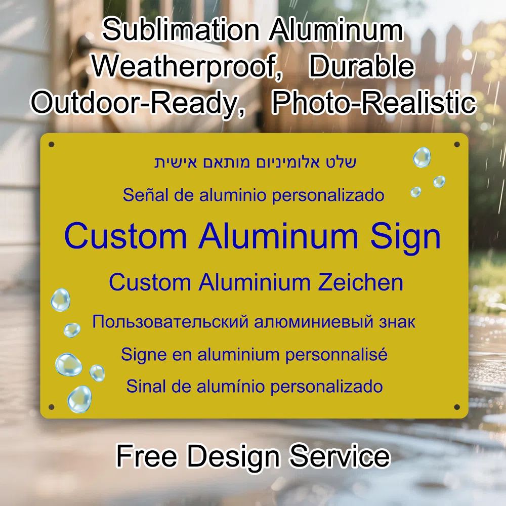 Custom Aluminum Sign Personali - Photo Acrylic Block ulasan dan harga
