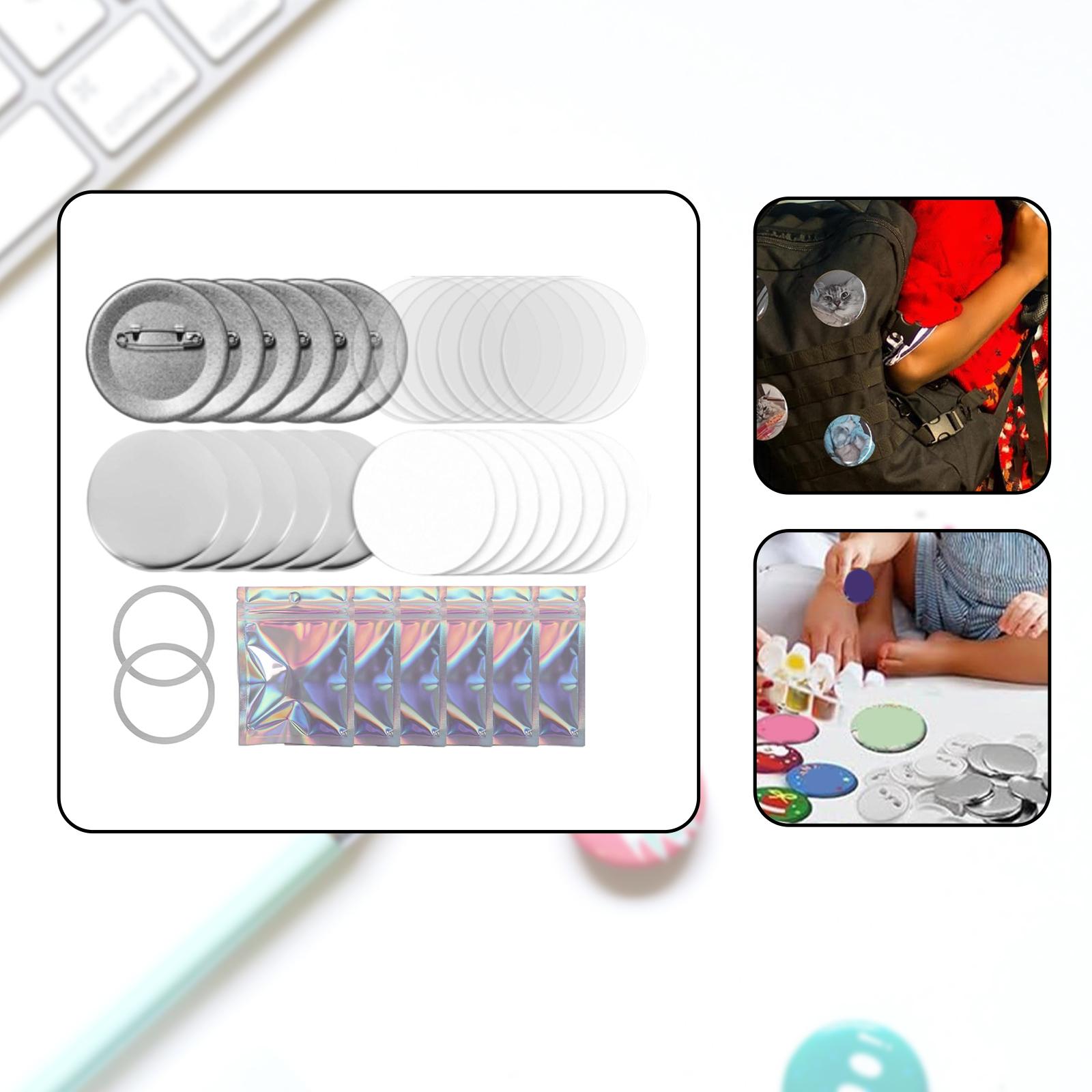 902Pcs Blank Button Making Sup - Button Badge Blank ulasan dan harga