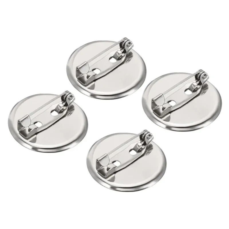 100pcs 15mm/20mm/30mm Silver B - Button Badge Blank ulasan dan harga