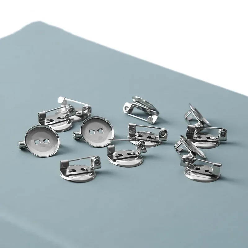 100pcs 15mm/20mm/30mm Silver B - Button Badge Blank ulasan dan harga